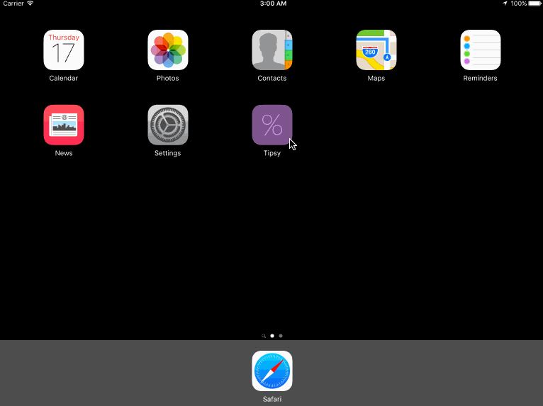 A quick peek on an iPad 2 Mini in Landscape Orientation, demonstration auto-layouts A quick peek on an iPad 2 Mini in Landscape Orientation, demonstration auto-layouts